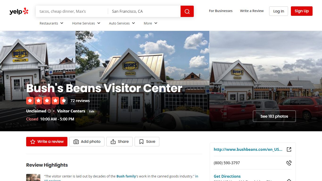 BUSH’S BEANS VISITOR CENTER - 165 Photos & 70 Reviews - Yelp